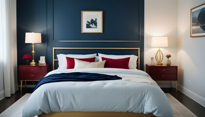 Photo interior modern design room 3d illustration