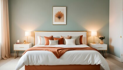 Photo interior modern design room 3d illustration