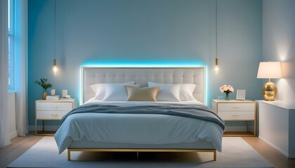 Photo interior modern design room 3d illustration