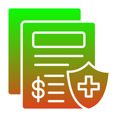 Fototapeta premium Insurance Icon