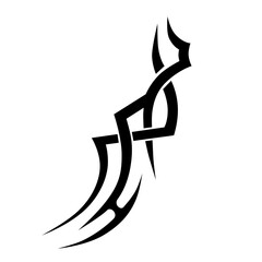 Fototapeta premium Tattoo designs. Tattoo tribal vector designs. Art tribal tattoo.