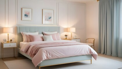 Photo interior modern design room 3d illustration