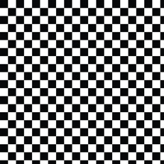 Fototapeta premium Black and white checkered pattern. Chess square abstract pattern. Black and white square background. Checkered wallpaper. geometric square shape. Race flag. Vector illustration.