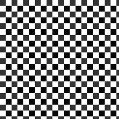 Fototapeta premium Black and white checkered pattern. Chess square abstract pattern. Black and white square background. Checkered wallpaper. geometric square shape. Race flag. Vector illustration.