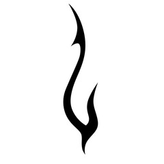Simple Tattoo design. Tattoo tribal design vector. Art tribal tattoo Stencil.