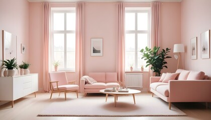 Photo interior modern design room 3d illustration