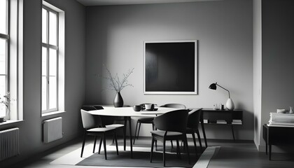 Photo interior modern design room 3d illustration