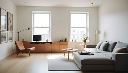 Photo interior modern design room 3d illustration