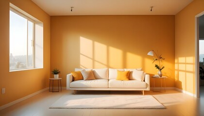 Photo interior modern design room 3d illustration