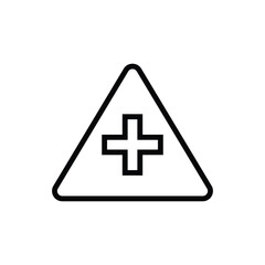 Red Cross sign Hospital Healthcare Icons Set Hospital Symbol, Red Cross, Emergency, Saving People, SOS, Help