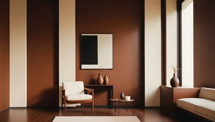 Photo interior modern design room 3d illustration