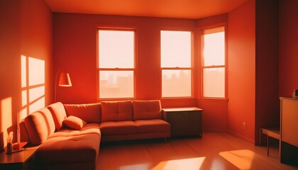 Photo interior modern design room 3d illustration