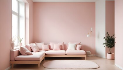 Photo interior modern design room 3d illustration