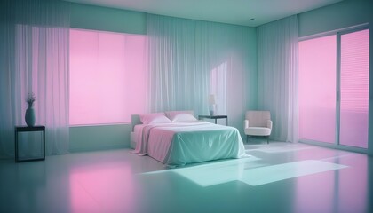 Photo interior modern design room 3d illustration