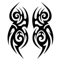 Tattoo designs. Tattoo tribal vector designs. Art tribal tattoo.