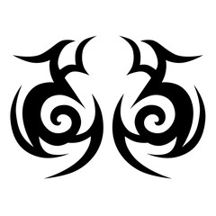 Tattoo designs. Tattoo tribal vector designs. Art tribal tattoo.