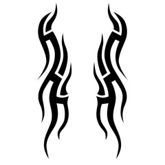 Tattoo designs. Tattoo tribal vector designs. Art tribal tattoo.