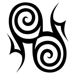 Tattoo designs. Tattoo tribal vector designs. Art tribal tattoo.