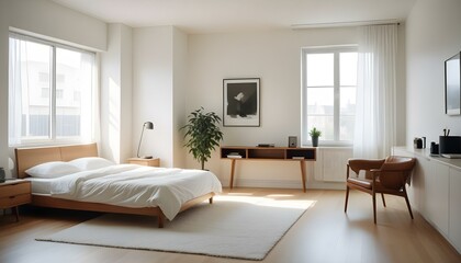 Photo interior modern design room 3d illustration