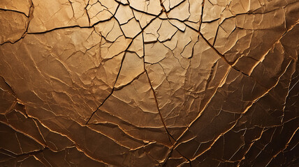 The image captures a beautifully cracked bronze surface, highlighting the detailed texture and rich tones perfect for design work.