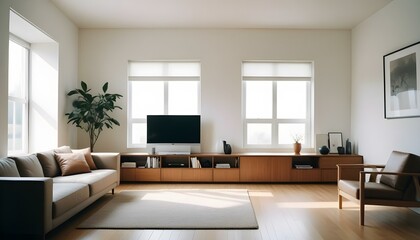 Photo interior modern design room 3d illustration