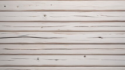 Fototapeta premium Whitewashed rustic wood texture, close-up.