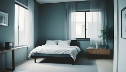 Photo interior modern design room 3d illustration