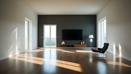Photo interior modern design room 3d illustration