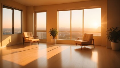 Photo interior modern design room 3d illustration