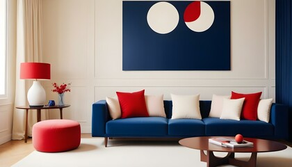 Photo interior modern design room 3d illustration
