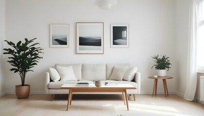 Photo interior modern design room 3d illustration