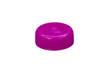 Pink drinking water bottle isolated.