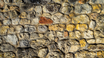 Natural Stone Wall Textured Background Design