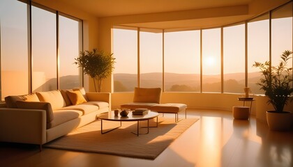 Photo interior modern design room 3d illustration