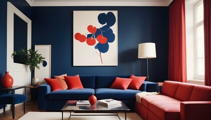 Photo interior modern design room 3d illustration