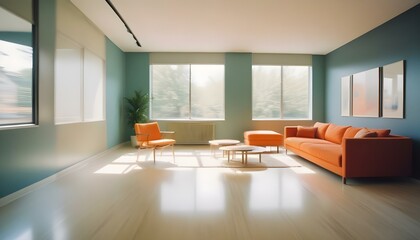 Photo interior modern design room 3d illustration