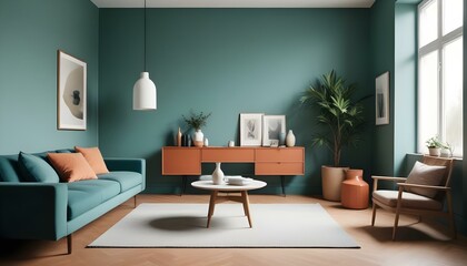 Photo interior modern design room 3d illustration