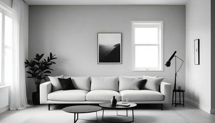 Photo interior modern design room 3d illustration