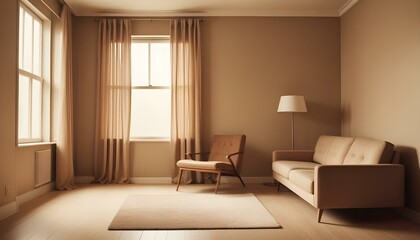 Photo interior modern design room 3d illustration