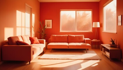 Photo interior modern design room 3d illustration