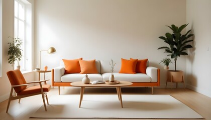 Photo interior modern design room 3d illustration