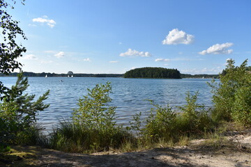 Panoramablick Steinberger See in der Oberpfalz 