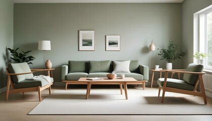 Photo interior modern design room 3d illustration