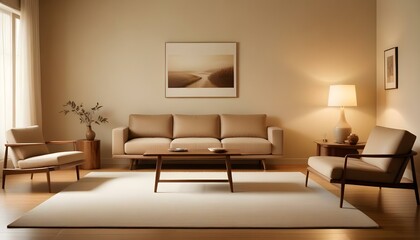Photo interior modern design room 3d illustration