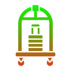Luggage Cart Icon