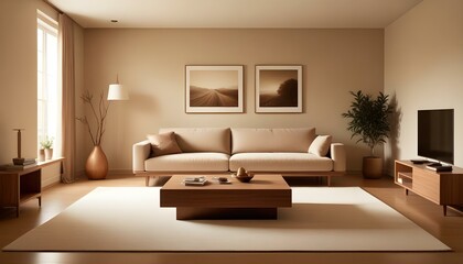 Photo interior modern design room 3d illustration