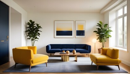 Photo interior modern design room 3d illustration