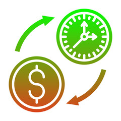 Time Is Money Icon