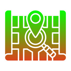 Map Search Icon