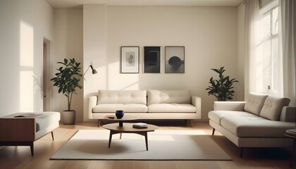 Fototapeta premium Photo interior modern design room 3d illustration